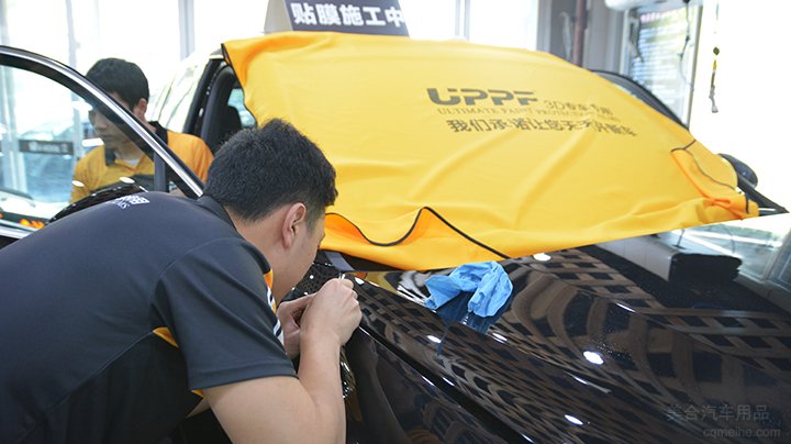 保时捷卡宴全车贴UPPF优帕漆面保护膜|隐形车衣