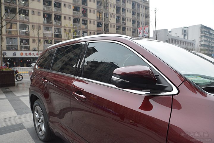 丰田新汉兰达贴威固v70加侧挡威固v40效果展示