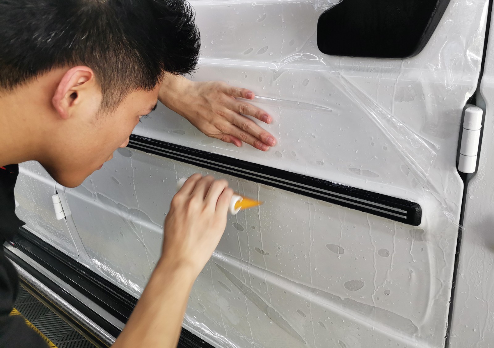 奔驰g500贴xpel宙斯隐形车衣-膜手世家