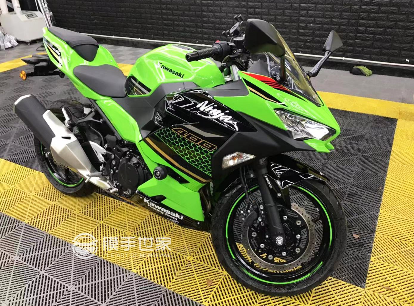 川崎忍者kawasaki400贴膜隐形车衣效果