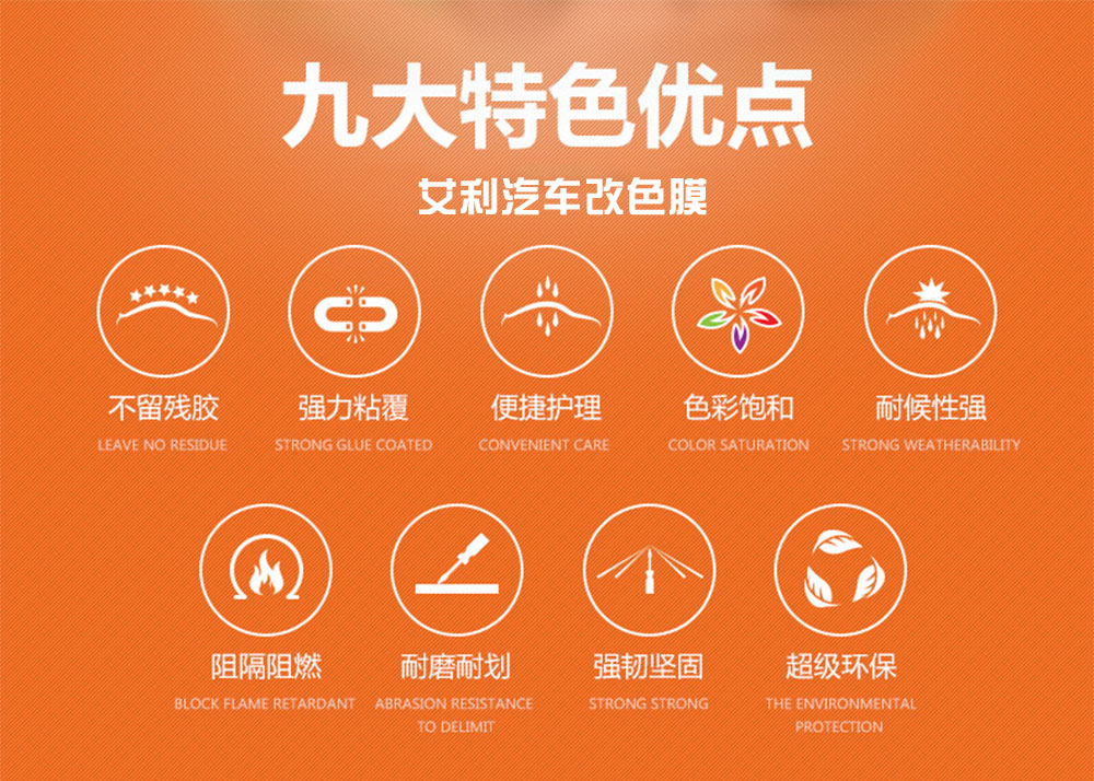 艾利汽车改色膜